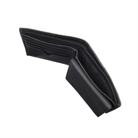 Мужской кожаный кошелек Guess с логотипом 1159852239 (Черный One size)