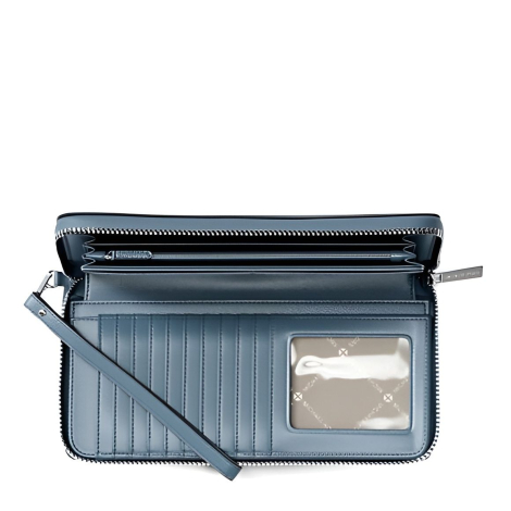 Шкіряний гаманець Michael Kors у подарунковій коробці 1159854002 (Синій One size)