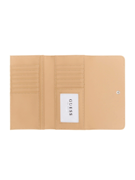 Жіночий гаманець Marva Guess на кнопці 1159854034 (Білий/Бежевий One size)