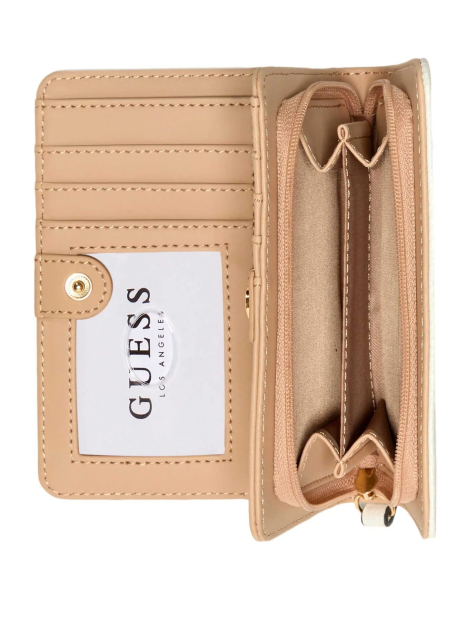 Жіночий гаманець Guess з принтом 1159854179 (Коричневий One size)