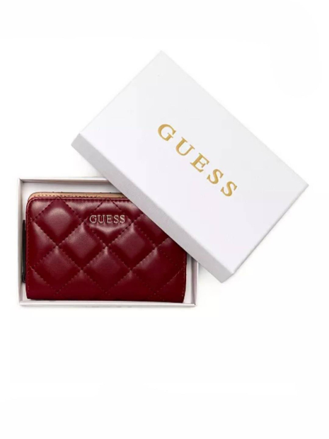 Місткий жіночий гаманець Tinsley Guess 1159854638 (Бордовий One size)