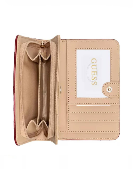 Місткий жіночий гаманець Tinsley Guess 1159854638 (Бордовий One size)