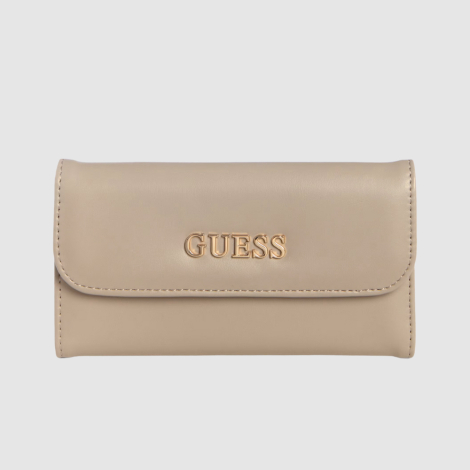 Женский кошелек Demelza Guess на кнопке 1159860599 (Бежевый One size)