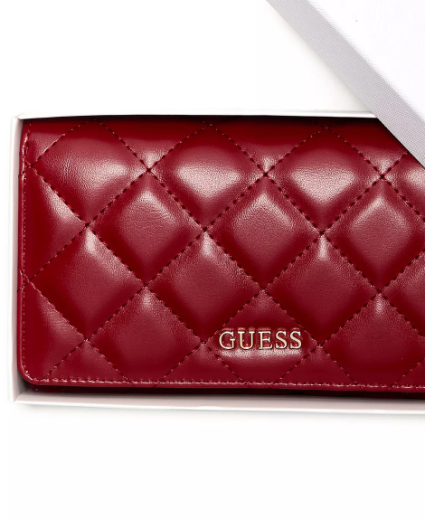 Кошелек Tinsley Guess с ремешком на запястье 1159861031 (Бордовый One size)