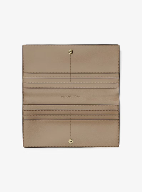Женский кошелек Carson Michael Kors на кнопке 1159861686 (Золотистый One size)