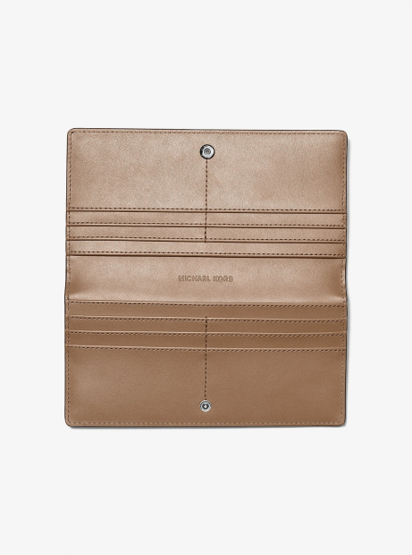 Женский кошелек Carson Michael Kors на кнопке 1159862044 (Коричневый One size)