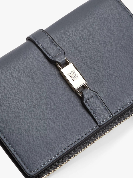 Женский кошелек Tommy Hilfiger с логотипом 1159863069 (Серый One size)