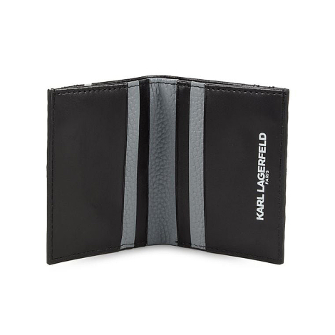 Кожаный кошелек Karl Lagerfeld Paris 1159863619 (Черный One size)