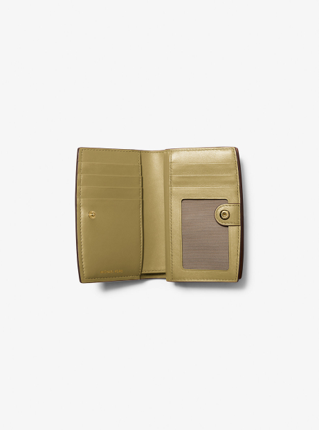 Женский кожаный кошелек Michael Kors 1159865150 (Оливковый One size)