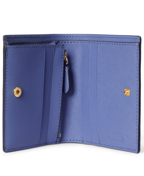 Компактний шкіряний гаманець Ralph Lauren 1160614924 (Синій One size)
