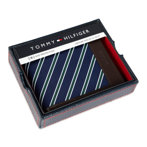 Кошелек Tommy Hilfiger бумажник 1161069819 (Синий/Коричневый One size)