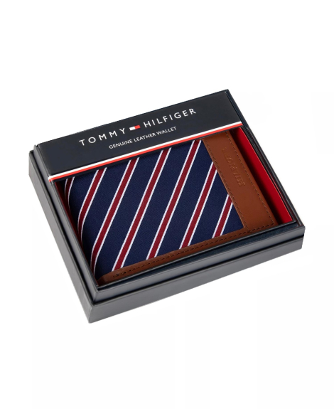Кошелек Tommy Hilfiger бумажник 1161449466 (Синий/Коричневый One size)