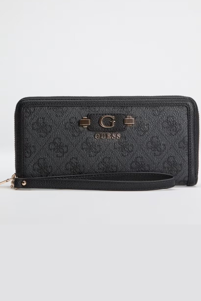 Жіночий гаманець Guess з логотипом 1161855699 (Чорний/Сірий One size)