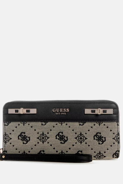 Женский кошелек Melinda Guess 1161936199 (Черный/Серый One size)