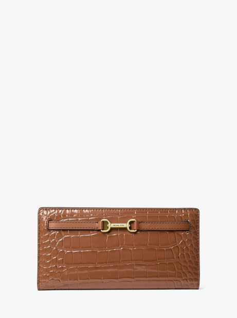 Женский кошелек Carson Michael Kors на кнопке 1162672367 (Коричневый One size)