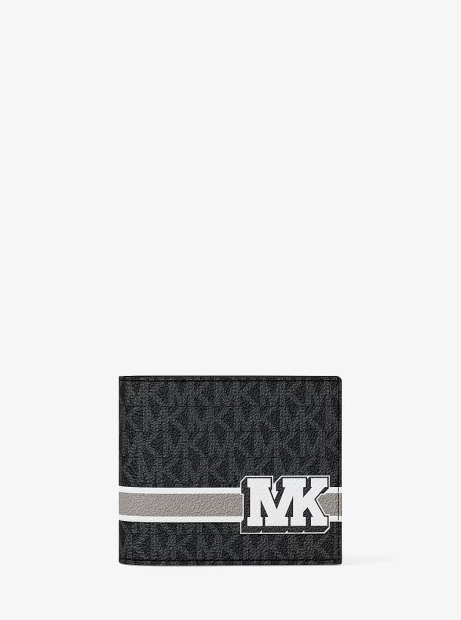 Мужской кошелек Cooper Michael Kors с картхолдером в подарочной коробке 1162810876 (Черный One size)