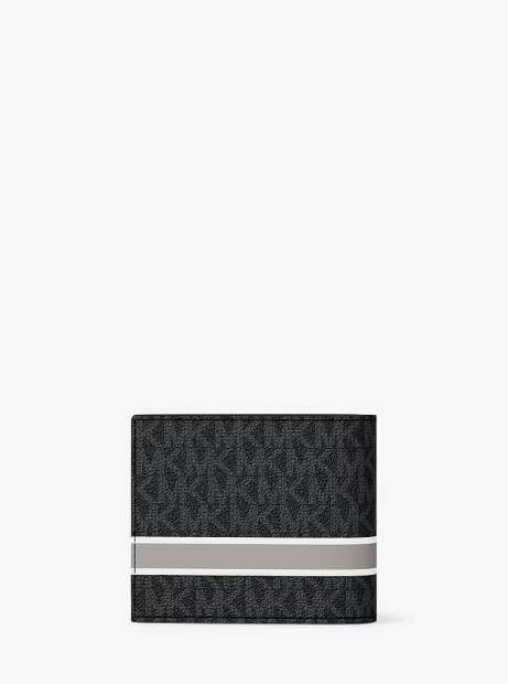 Мужской кошелек Cooper Michael Kors с картхолдером в подарочной коробке 1162810876 (Черный One size)