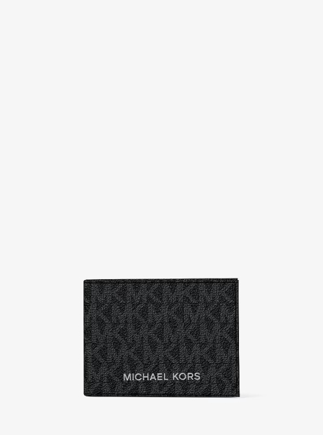Мужской кошелек Cooper Michael Kors с картхолдером в подарочной коробке 1162810876 (Черный One size)