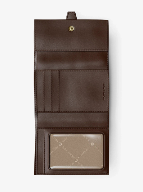 Женский кожаный кошелек Greenwich Michael Kors в подарочной коробке 1163204663 (Коричневый One size)