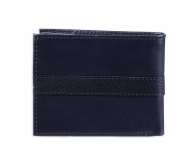 Шкіряний чоловічий гаманець Tommy Hilfiger портмоне 1159753740 (Синій, One size) 1159753740 (Білий/синій, One size)