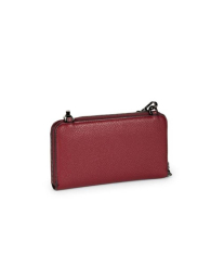 Стильный кошелек Calvin Klein с ремешком через плечо 1159838320 (Бордовый One size)
