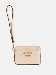 Женский  кошелек Guess с ручкой 1159838339 (Бежевый One size)
