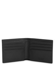 Стильный мужской кошелек Guess 1159838388 (Черный/Серый One size)