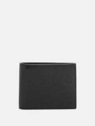 Мужской кошелек Guess с логотипом 1159838393 (Черный One size)