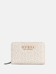 Стильный женский кошелек Guess с принтом 1159839760 (Белый One size)