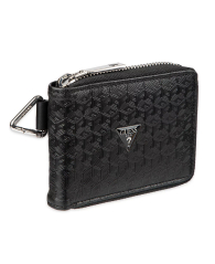 Мужской кожаный кошелек Guess с RFID-меткой 1159839782 (Черный One size)
