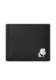 Кожаный кошелек Karl Lagerfeld Paris с логотипом 1159840026 (Черный One size)