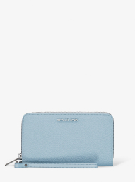 Женский кожаный кошелек Michael Kors в подарочной коробке 1159840378 (Голубой One size)