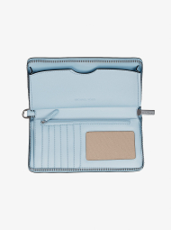 Женский кожаный кошелек Michael Kors в подарочной коробке 1159840378 (Голубой One size)