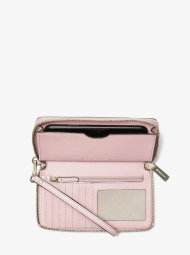 Женский кожаный кошелек Michael Kors в подарочной коробке 1159842563 (Розовый One size)