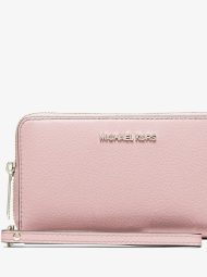 Женский кожаный кошелек Michael Kors в подарочной коробке 1159842563 (Розовый One size)