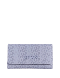 Стильный женский кошелек Guess на кнопке 1159843338 (Сиреневый One size)