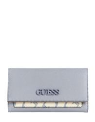 Стильный женский кошелек Guess на кнопке 1159843346 (Сиреневый One size)
