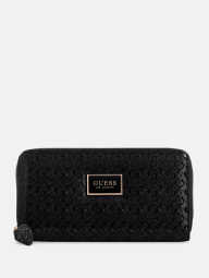Женский кошелек Guess на молнии 1159843651 (Черный One size)