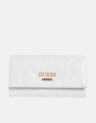 Стильный женский кошелек Guess на кнопке 1159843720 (Белый One size)