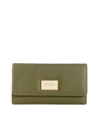 Стильный женский кошелек Guess на кнопке 1159843733 (Зеленый One size)
