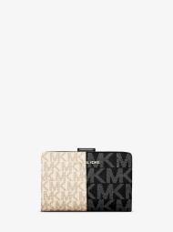 Стильный женский кошелек Michael Kors в подарочной коробке 1159844082 (Черный/Молочный One size)