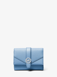 Женский кожаный кошелек Greenwich Michael Kors 1159847403 (Голубой One size)