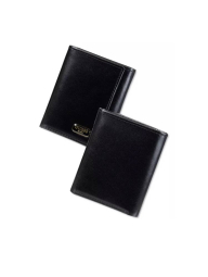 Кожаный мужской кошелек Guess 1159847504 (Черный One size)