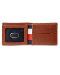 Кошелек кожаный Tommy Hilfiger бумажник 1159848335 (Коричневый One size)