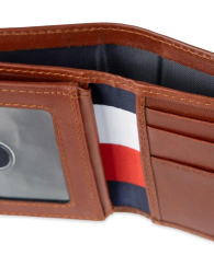 Кошелек кожаный Tommy Hilfiger бумажник 1159848335 (Коричневый One size)