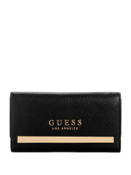 Стильний жіночий гаманець Guess на кнопці 1159848978 (Чорний One size)