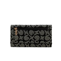 Стильний жіночий гаманець Guess на кнопці 1159848980 (Сірий One size)