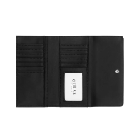 Стильний жіночий гаманець Guess на кнопці 1159848984 (Сірий One size)