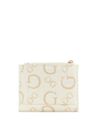 Стильный женский кошелек Shaela Guess на кнопке 1159849630 (Молочный One size)