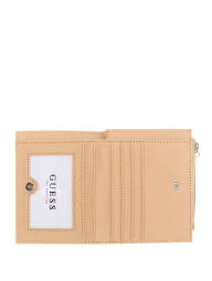 Стильный женский кошелек Shaela Guess на кнопке 1159849630 (Молочный One size)